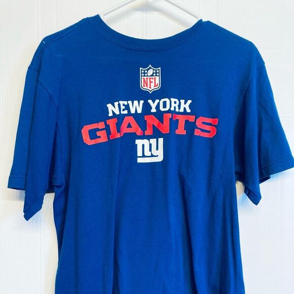 NFL New York Giants‎ Tee Shirt Blue Reebok Size Small - Picture 1 of 7